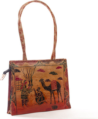 MunMun Fabulous Ladies Moon Shopper Shoulder Bag Brown MunMun Fabulous Ladies Moon Shopper Shoulder Bag Brown