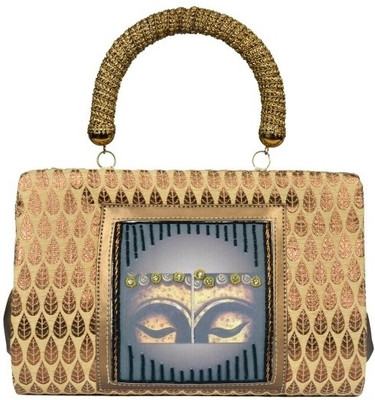 11% OFF on Craftstages Stylish Ethnic Shoulder Bag Brown