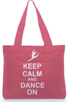 30% OFF on Snoogg Canvas Design Teenager Tote Pink