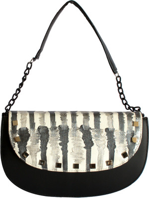 55% OFF on Demure DM 02 Hand Painted Shoulder Bag Silver-02