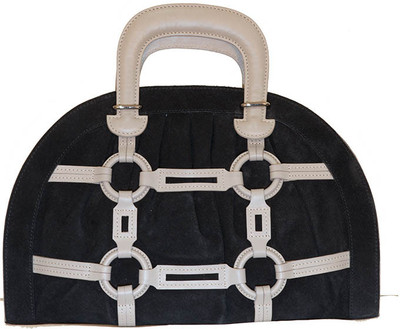 45% OFF on Traversys Genuine Leather Design Hand-held Bag Black