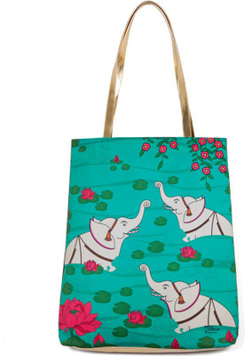 India Circus Elephant Bath Tote Multicolor India Circus Elephant Bath Tote Multicolor
