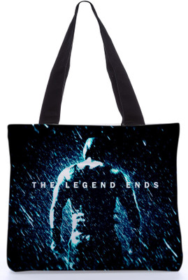 30% OFF on Snoogg Canvas Design the Legends Tote Black, Dark Blue