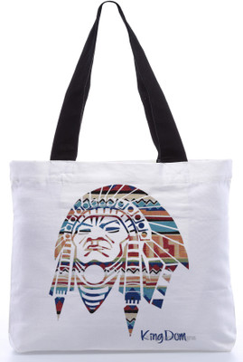 30% OFF on Snoogg Canvas Design Egyptian Tote White