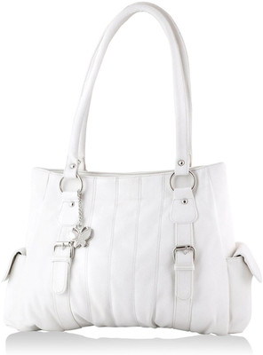 39% OFF on Butterflies Trendy Hand-held Bag White 39% OFF on Butterflies Trendy Hand-held Bag White