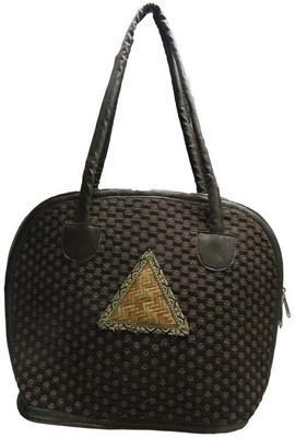 32% OFF on Grabgate Jute And Leather Shoulder Bag Brown