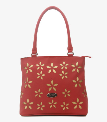 57% OFF on DHC Attractive Shoulder Bag Red, Gold 57% OFF on DHC Attractive Shoulder Bag Red, Gold