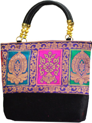 61% OFF on JG Shoppe Ethnic M12 Hand-held Bag Multicolor-761