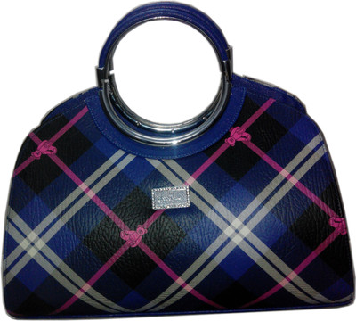 29% OFF on Match And Catch Beautiful Cross Plaid Hand-held Bag Blue