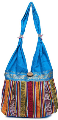 50% OFF on Kraftrush Fabric Hand-held Bag Blue-13 50% OFF on Kraftrush Fabric Hand-held Bag Blue-13