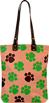 29% OFF on Greenobag Canvas Paw Tote Light Pink