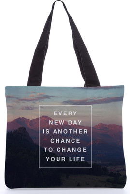 30% OFF on Snoogg Canvas Design Everyday You Can Change Tote Multicolor
