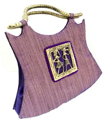 16% OFF on Craftstages Ethnic Hand-held Bag Purple 16% OFF on Craftstages Ethnic Hand-held Bag Purple