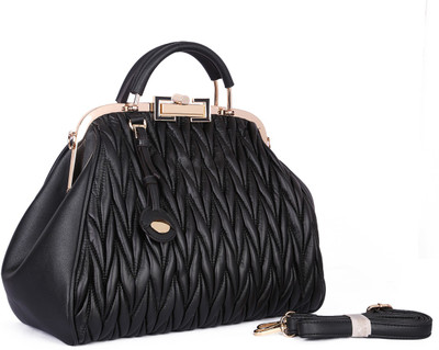 51% OFF on Zotti Fuzzy Hand-held Bag Black