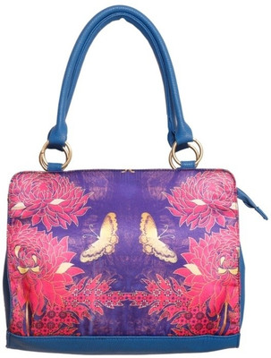 36% OFF on Craftstages Floral Design Digital Print Hand-held Bag Multicolor