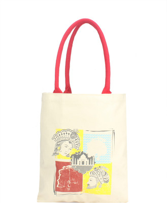 Beenthere Shahjahan Mumtaz Tote White-05 Beenthere Shahjahan Mumtaz Tote White-05