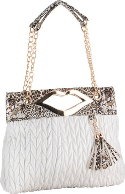 55% OFF on Abrazo Lip Hand-held Bag White 55% OFF on Abrazo Lip Hand-held Bag White