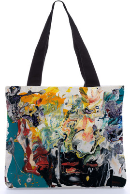 30% OFF on Snoogg Canvas Design Faces Tote Multicolor