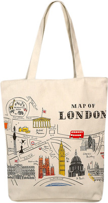 50% OFF on Watercolour I Love London Tote Blue - 57 50% OFF on Watercolour I Love London Tote Blue - 57
