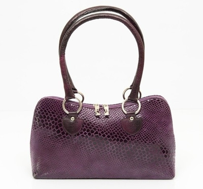 60% OFF on Chanter Designer Classic Luxurious Leather Shoulder Bag Purple