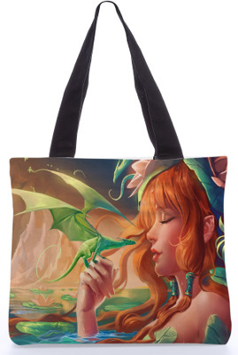 30% OFF on Snoogg Canvas Design Sea Girl Tote Multicolor 30% OFF on Snoogg Canvas Design Sea Girl Tote Multicolor