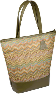 65% OFF on Uni Carress Ucw2015-Tmi Shoulder Bag Green, Beige, Multicolor