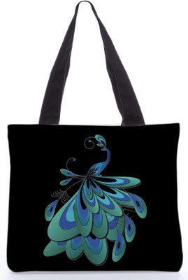 30% OFF on Snoogg Canvas Design Teenager Tote Black