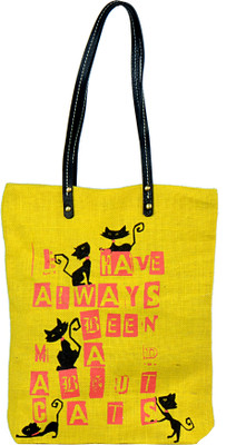14% OFF on Greenobag Cat Tote Yellow 14% OFF on Greenobag Cat Tote Yellow