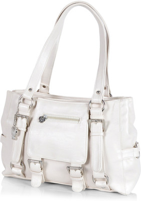 33% OFF on Butterflies Trendy Hand-held Bag White 33% OFF on Butterflies Trendy Hand-held Bag White