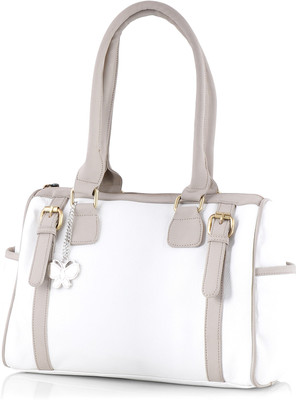 32% OFF on Butterflies Trendy Hand-held Bag White 32% OFF on Butterflies Trendy Hand-held Bag White
