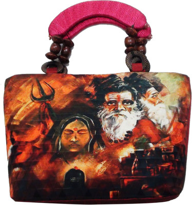 55% OFF on Fashion Jamun Hand-made Hand-held Bag Red