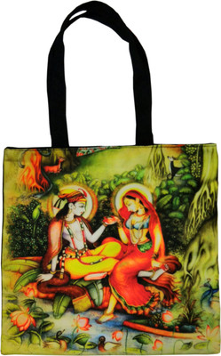 76% OFF on Benicia Krishna Print Hand-held Bag Black, Multicolor 76% OFF on Benicia Krishna Print Hand-held Bag Black, Multicolor