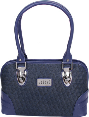 Esbari Chatai Shoulder Bag Navy Blue-22 Esbari Chatai Shoulder Bag Navy Blue-22