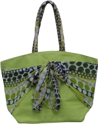 23% OFF on Jute Root Designer Shoulder Bag Green-03 23% OFF on Jute Root Designer Shoulder Bag Green-03