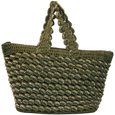 36% OFF on moKanc Crochet Hand Bag Forest Green