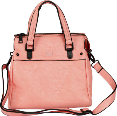 44% OFF on Thegudlook Tic Tac Zipper Hand-held Bag Peach