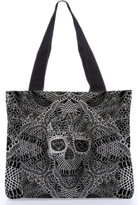 30% OFF on Snoogg Skull Laces Tote Multicolor 30% OFF on Snoogg Skull Laces Tote Multicolor