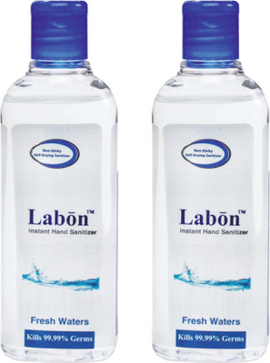 Labon Instant Hand Sanitizer - Combo Pack of 2 - 110 ML Fresh Waters (110 ML x 2 Packs)