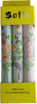 43% OFF on Sofil Embroidery Handkerchief Pack of 3 43% OFF on Sofil Embroidery Handkerchief Pack of 3