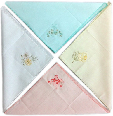 4% OFF on Blacksmith 100% Embroidered Cotton Ladies Handkerchief in 4 Colors Handkerchief Pack of 4 4% OFF on Blacksmith 100% Embroidered Cotton Ladies Handkerchief in 4 Colors Handkerchief Pack of 4