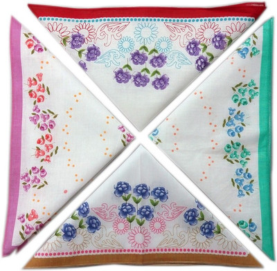 4% OFF on Blacksmith 100% Cotton Ladies Handkerchief Colorful Prints Handkerchief Pack of 4 4% OFF on Blacksmith 100% Cotton Ladies Handkerchief Colorful Prints Handkerchief Pack of 4