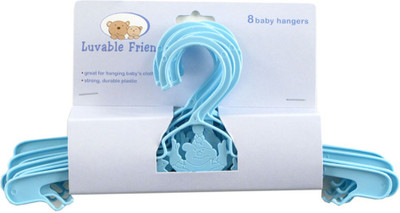 Luvable Friends Plastic Pack of 8 Kids Hangers