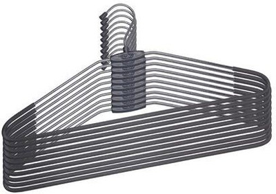 Toygully Steel Pack of 10 Cloth Hangers Toygully Steel Pack of 10 Cloth Hangers