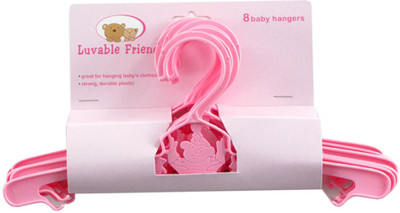 Luvable Friends Plastic Pack of 8 Kids Hangers