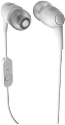 JBL T100A Wired Headphones (White, In the Ear) 