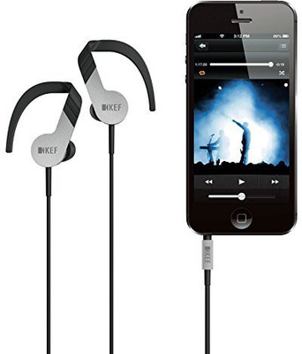 KEF M200 Hi-Fi In-Ear Headphones - Aluminum/ Headphones (Black) 