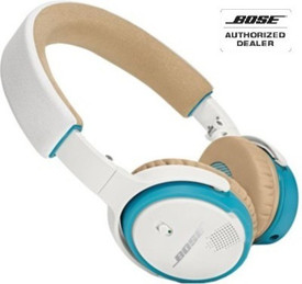 Bose SoundLink On Ear Wireless Bluetooth Headphones (White & Blue, On The Ear)