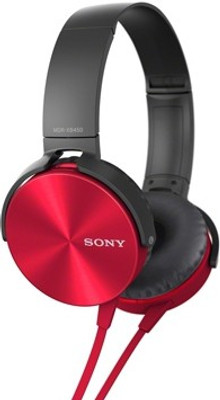 Sony MDR-XB450 On-the-ear Headphone (Red, On the Ear) 