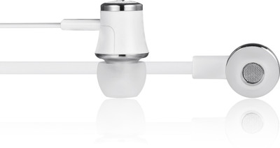 Zoook Noise Isolating Earphones with Built-in Microphone Noise Isolating Earphone Wired Headphones (White, In the Ear) 