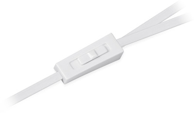 Zoook Noise Isolating Earphones with Built-in Microphone Noise Isolating Earphone Wired Headphones (White, In the Ear) 